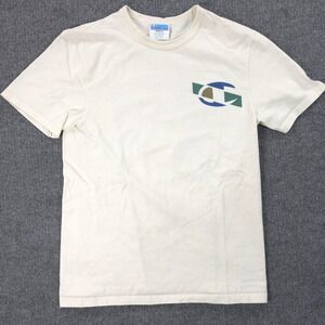Champion Shirt Mens Small White Property Of‎ Phys Ed Athletic Graphic Tee Bull